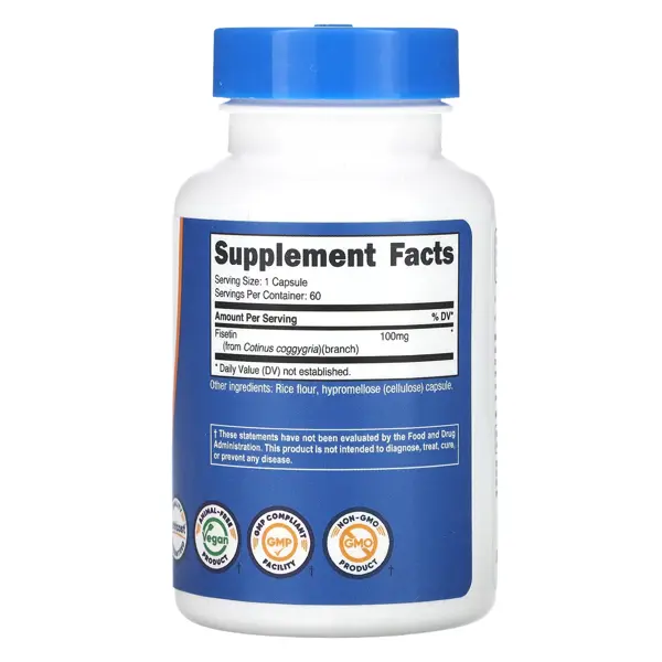 Nutricost Fisetin 100 mg Capsules